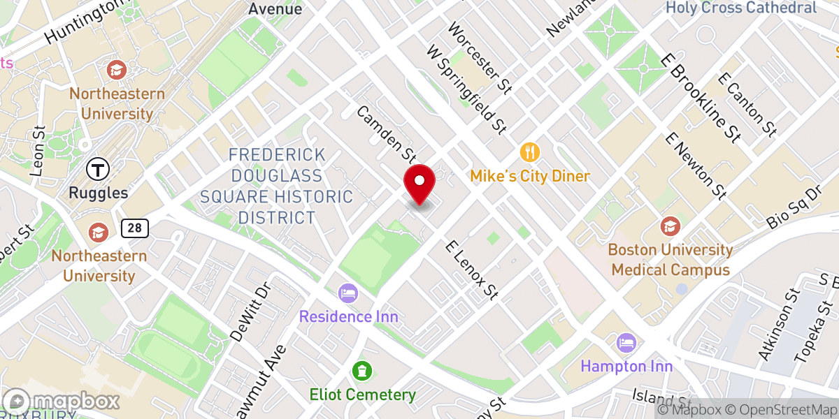 Map showing location of The Episcopal Church of Saint Augustine and Saint Martin