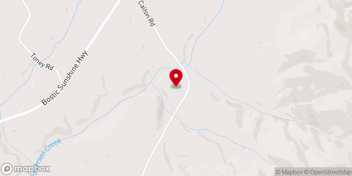 Map showing location of Ross Hill Baptist Church