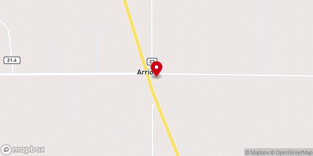 Map showing location of Arriola Bible Church