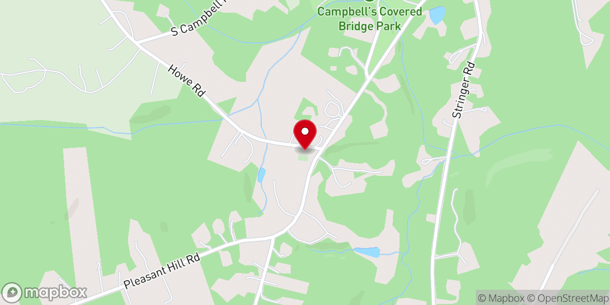 Map showing location of Highland Church of God of Prophecy