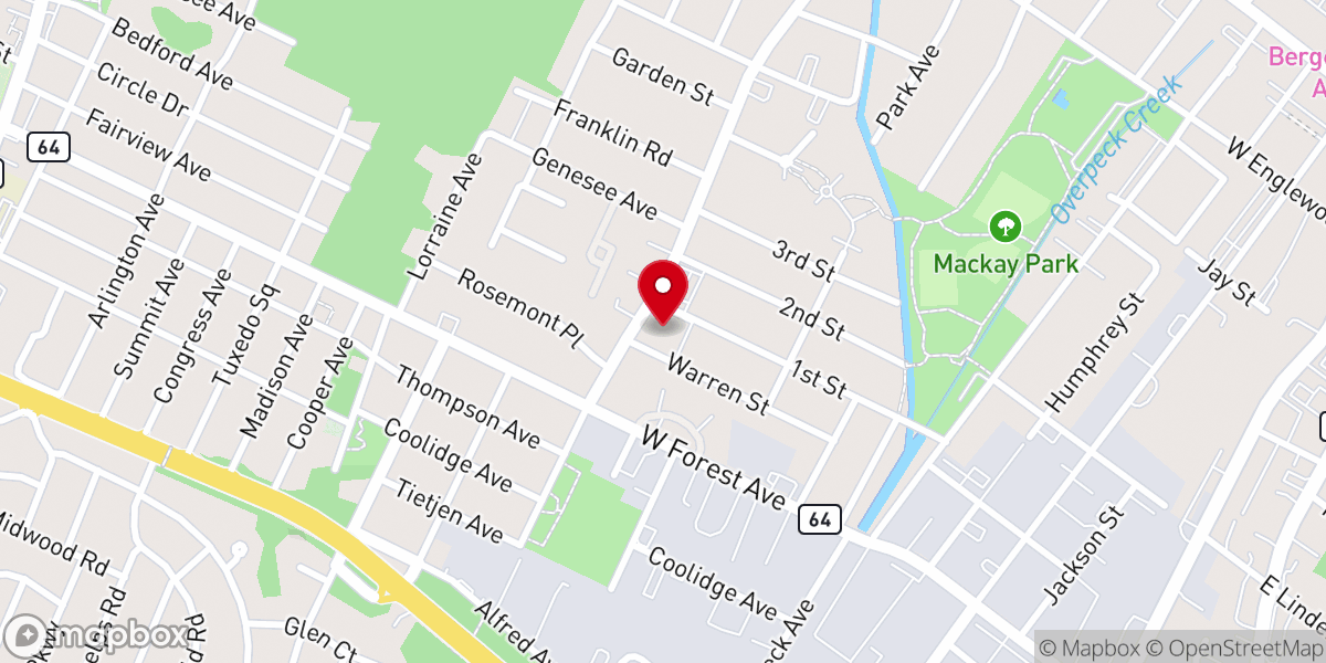 Map showing location of Community Baptist Church of Englewood