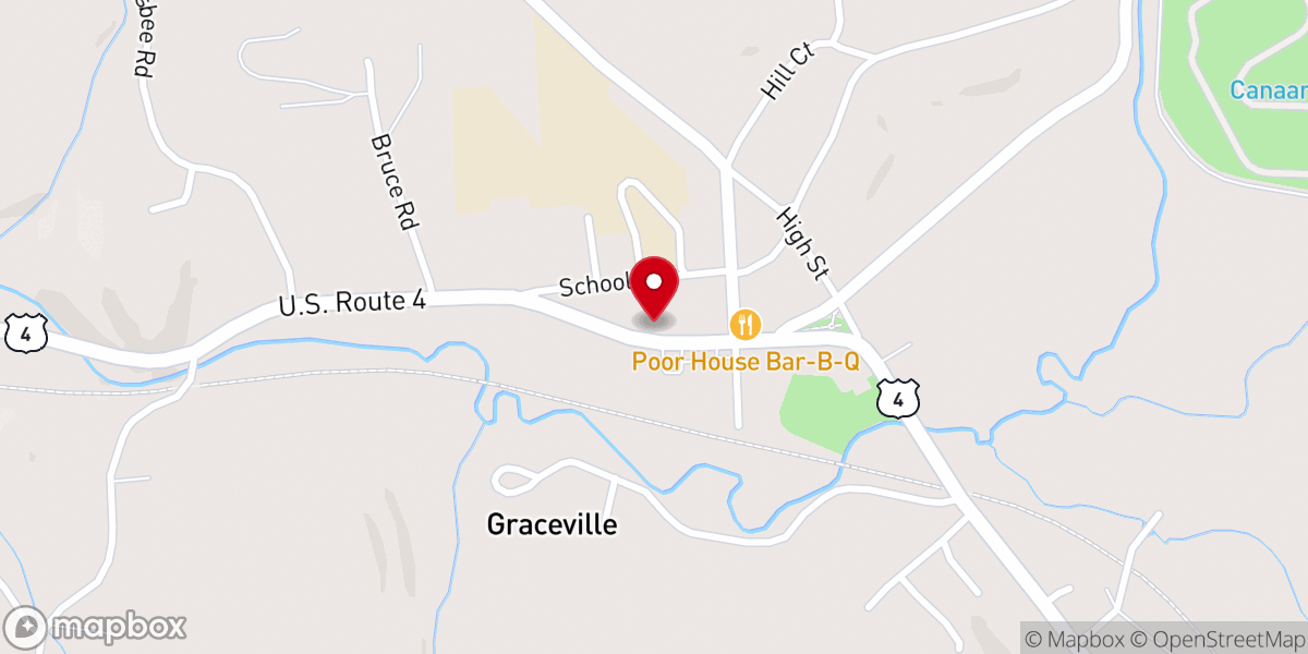 Map showing location of St. Mary Catholic Church