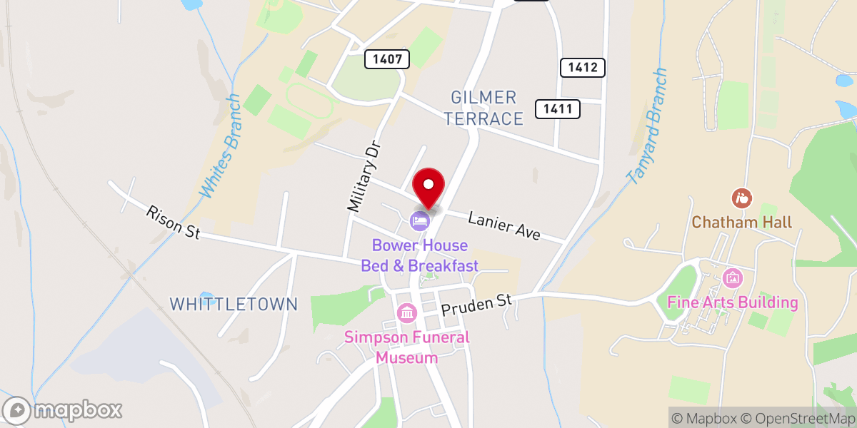 Map showing location of Emanuel Episcopal Church
