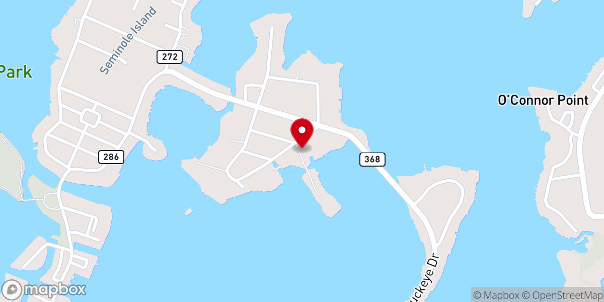 Map showing location of Marianist Chapel