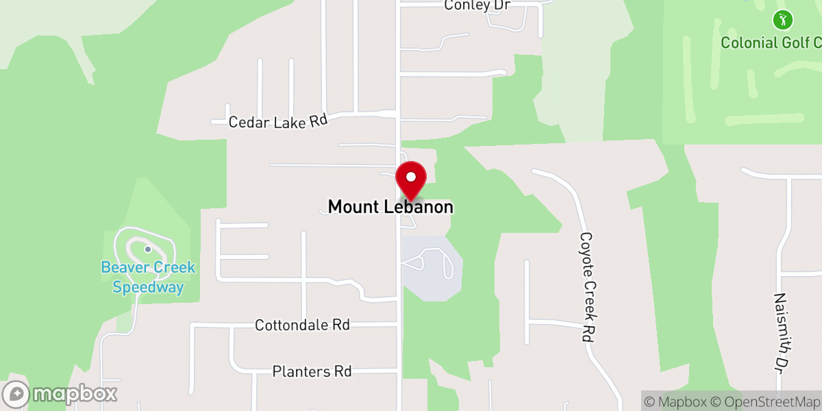 Map showing location of Meridianville Primitive Baptist