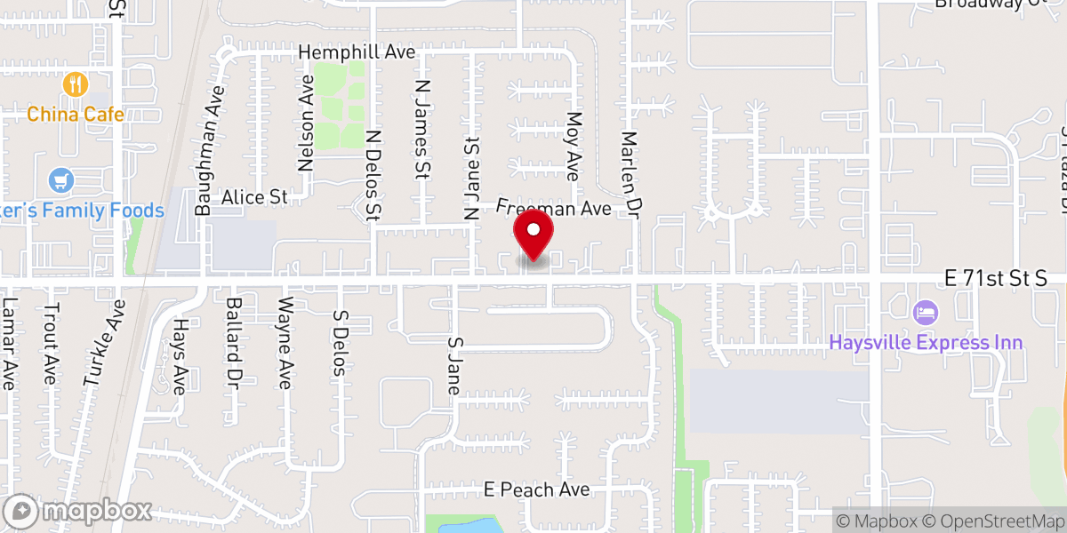 Map showing location of Shepherds Hook Church