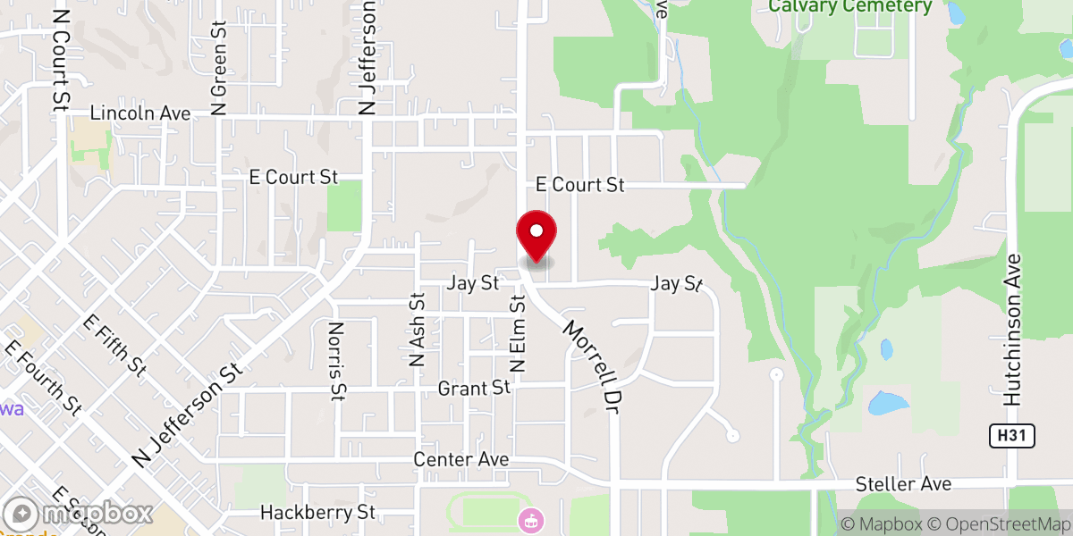 Map showing location of New Life Center