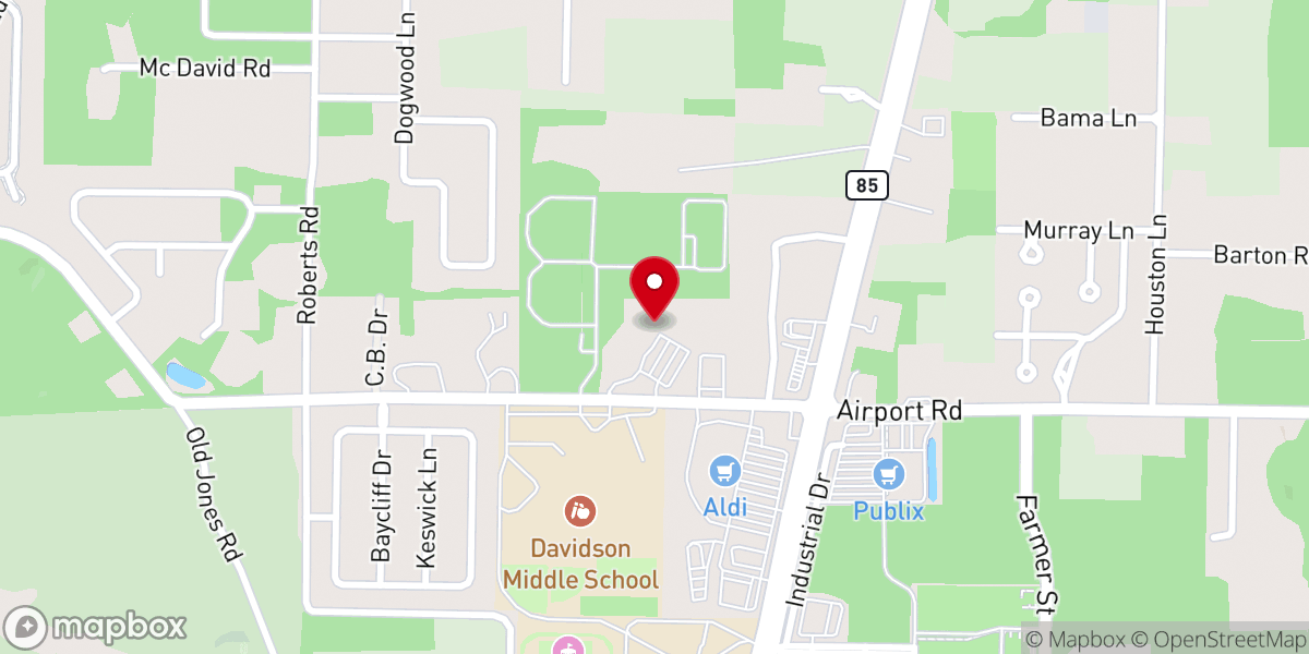 Map showing location of Crosspoint, North Crestview
