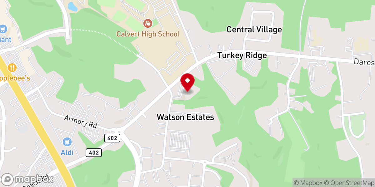 Map showing location of Mount Olive United Methodist Food Pantry - Food Distribution Center