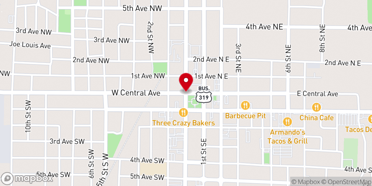 Map showing location of Inter-american Ministries Inc