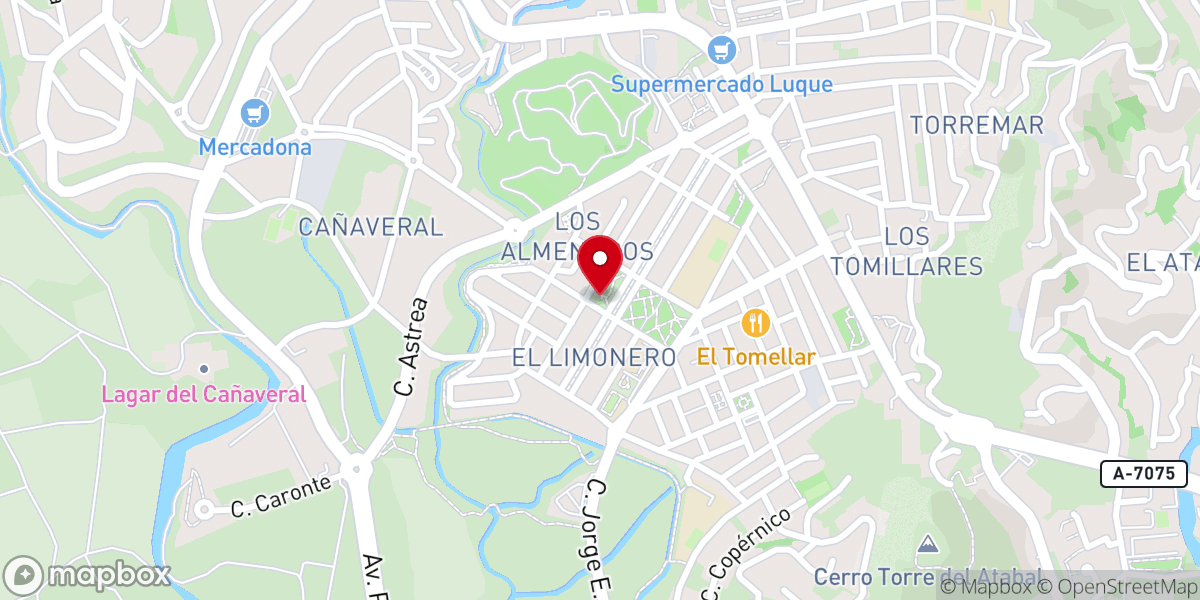 Map showing location of Ermita Santísima Virgen de Las Cañas