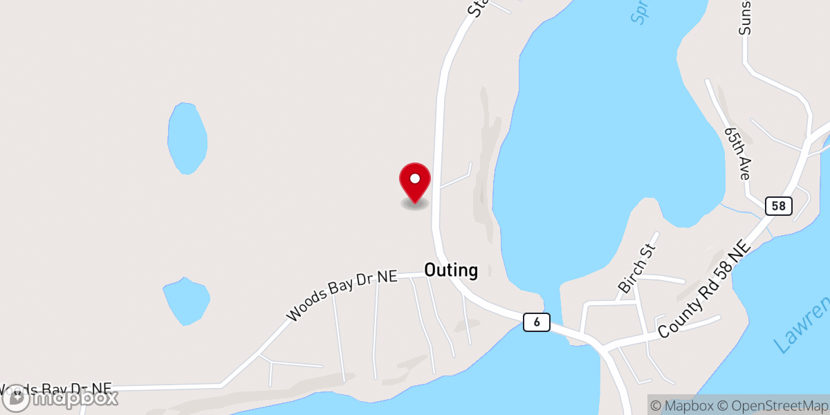 Map showing location of Our Saviour's Lutheran Church