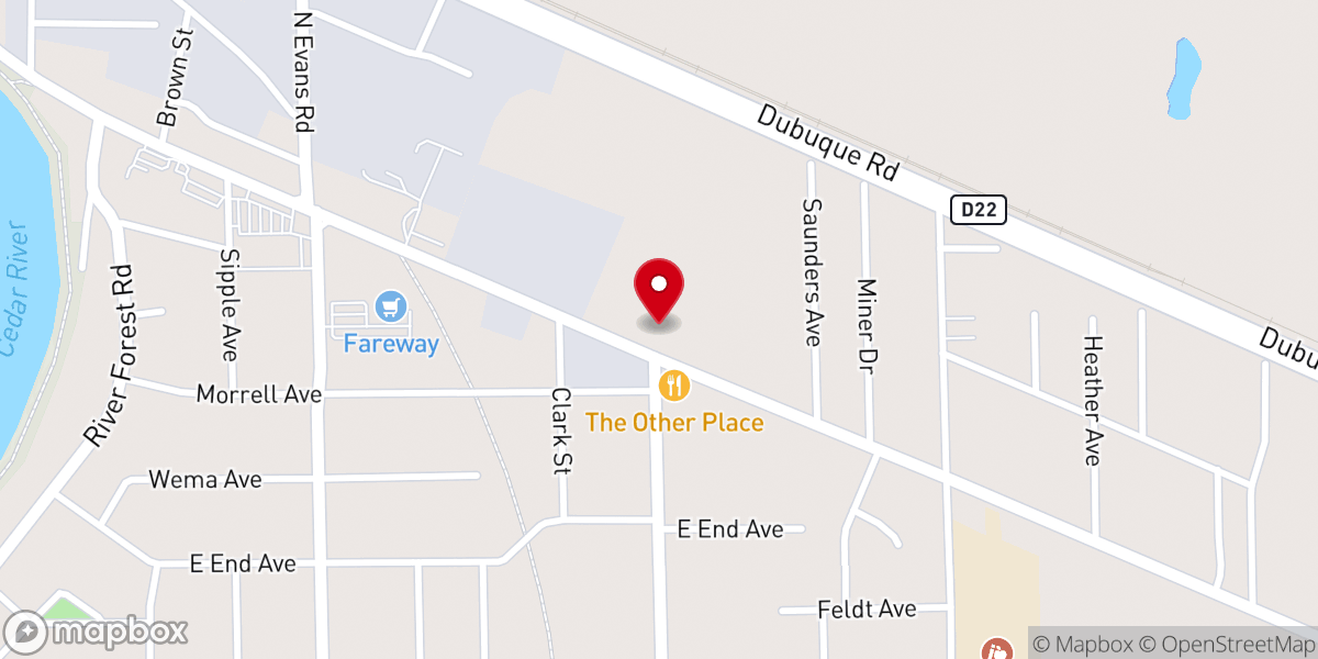 Map showing location of Starlight Christian Church