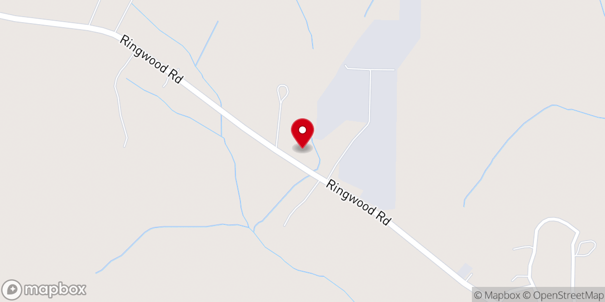 Map showing location of Tabernacle Baptist Church