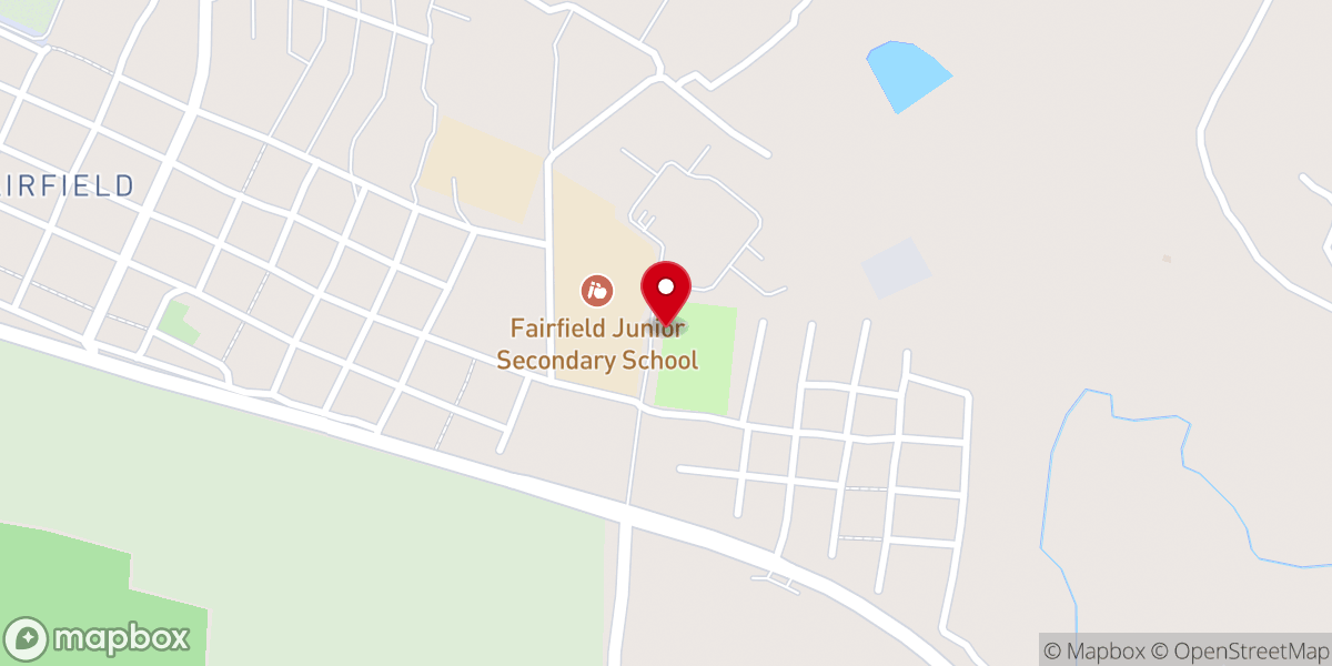 Map showing location of Apostolic Centre Ministries