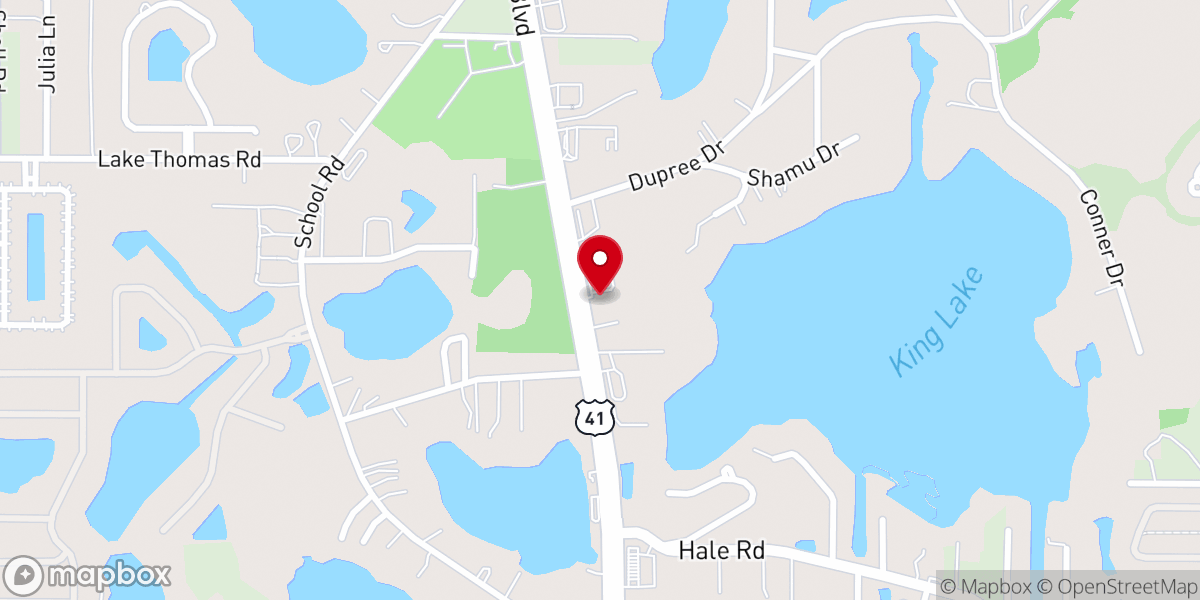 Map showing location of The Greenery of Tampa Bay