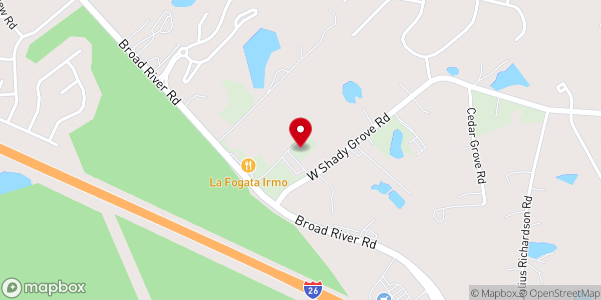 Map showing location of River Springs Church