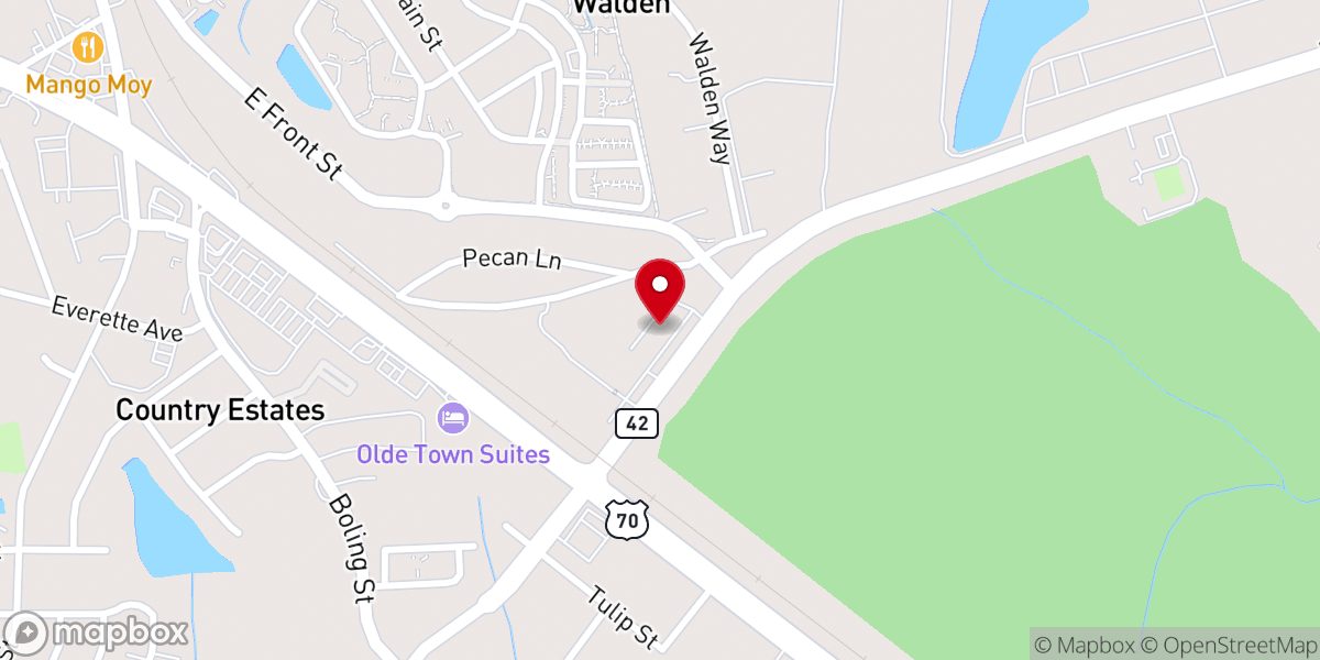 Map showing location of Grace Worship Center