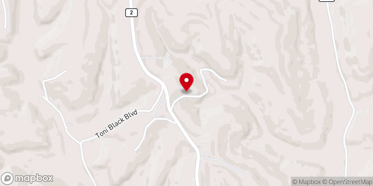 Map showing location of Mount Hope Church