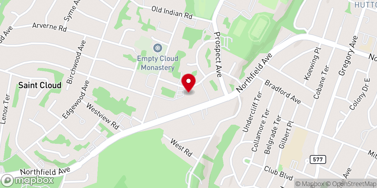 Map showing location of St. Joseph's Roman Catholic Church