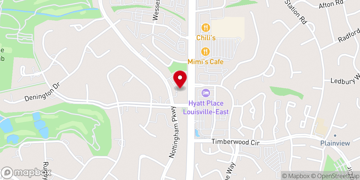 Map showing location of Hurstbourne Christian Church