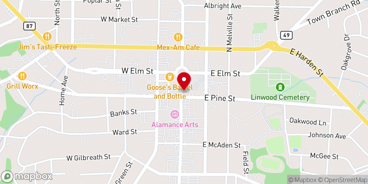 Map showing location of The Help Center Church