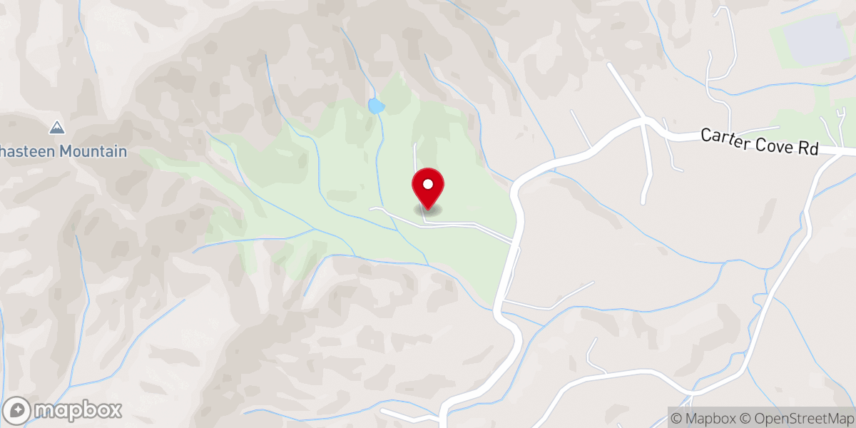 Map showing location of Grace Baptist Church