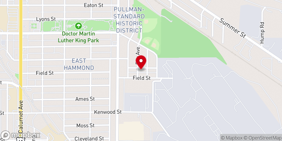 Map showing location of Bethel AME Church