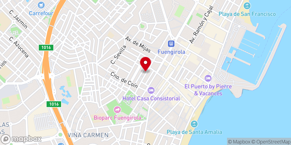 Map showing location of iglesia Casa mai