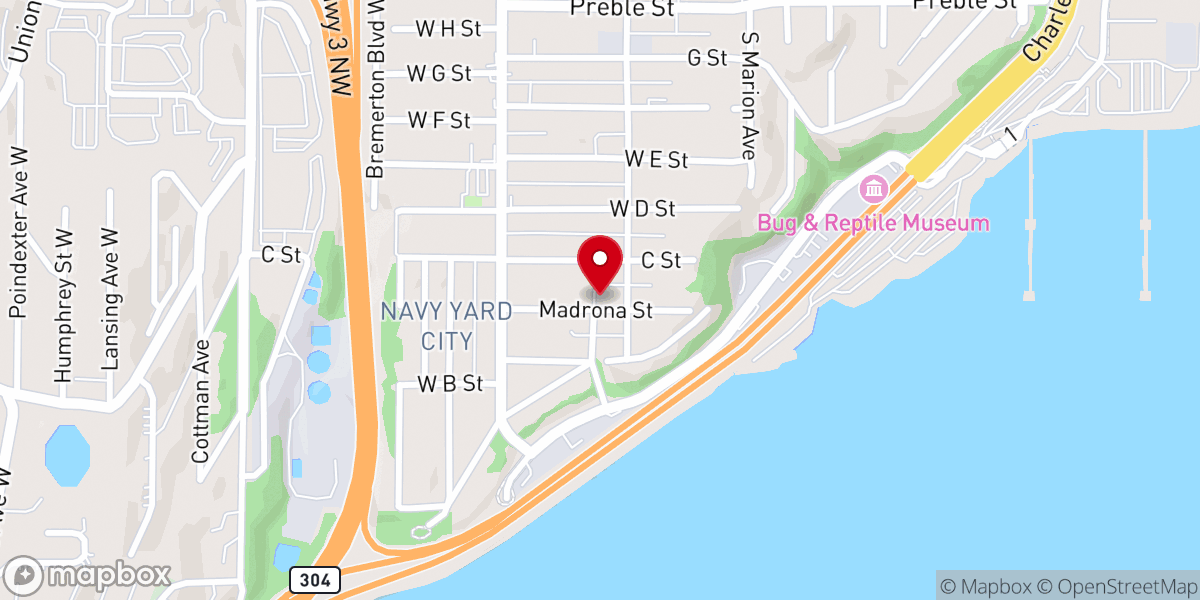 Map showing location of Mt Lebanon Missionary Baptist Church