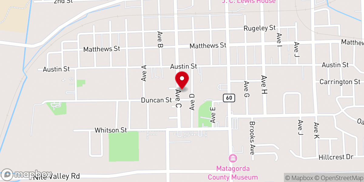 Map showing location of New Jerusalem Church of God