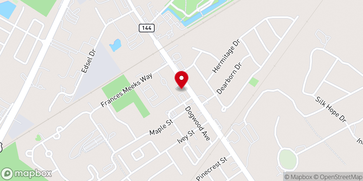 Map showing location of Saint Anne Catholic Church - Martha Mary Chapel