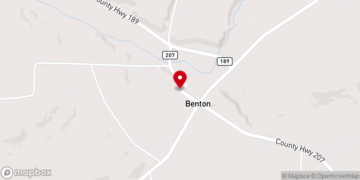 Map showing location of Living Hope Fellowship