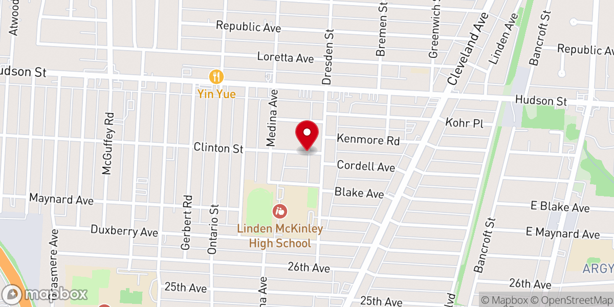 Map showing location of Zion International Ministries Inc