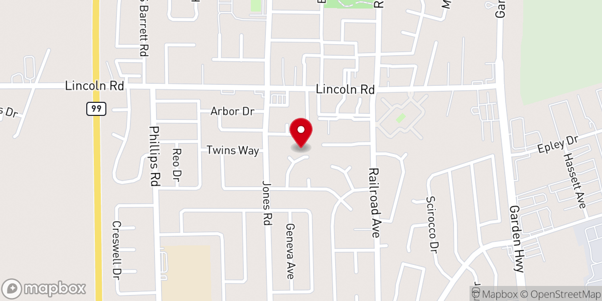 Map showing location of Business Mens Fellowship USA