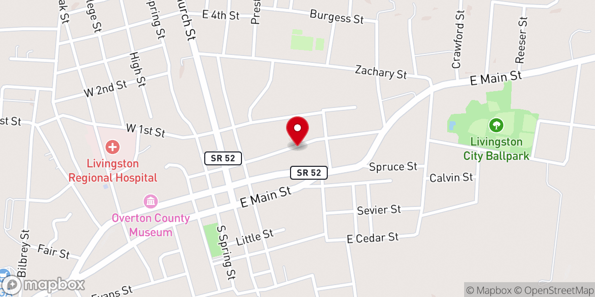 Map showing location of Bread of Life Ministry - Food Distribution Center