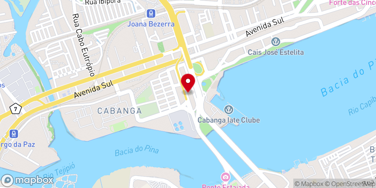 Map showing location of Igreja Pentecostal Unida do Brasil