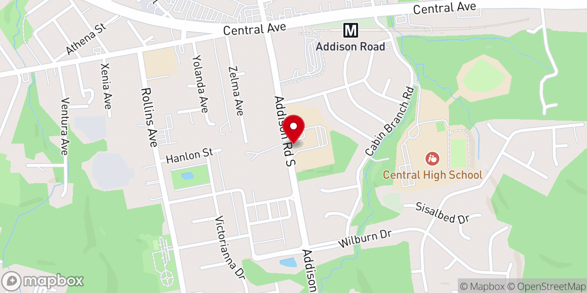Map showing location of St. Margaret of Scotland