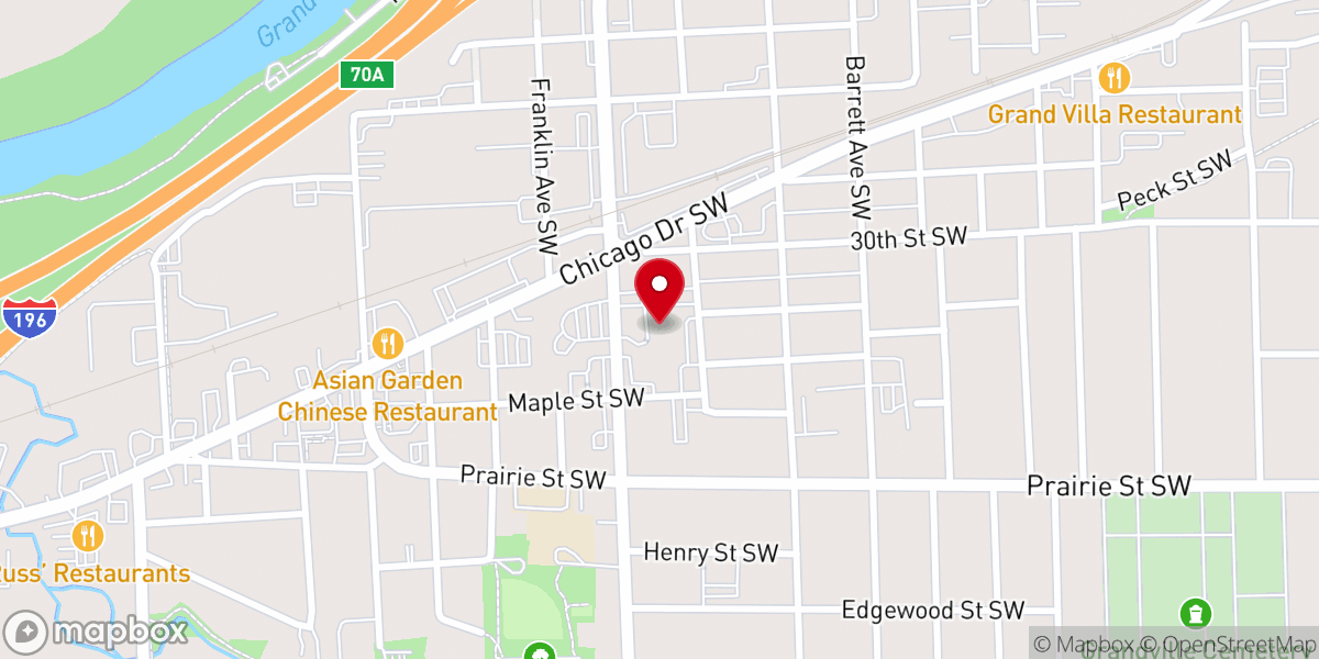 Map showing location of La Casa de Mi Padre