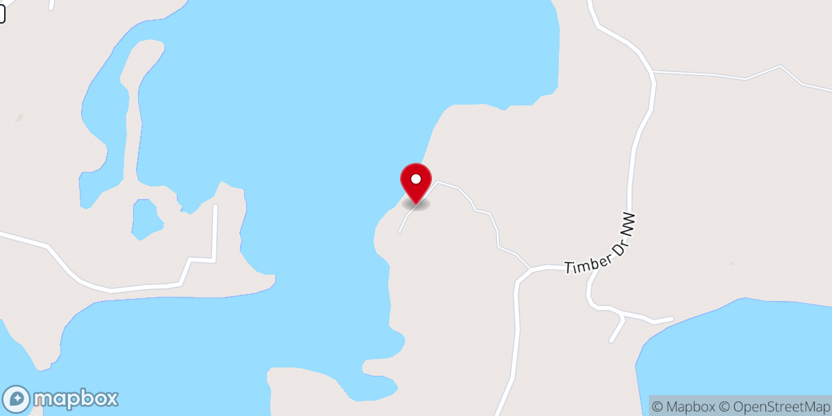 Map showing location of Miracle Bible Camp