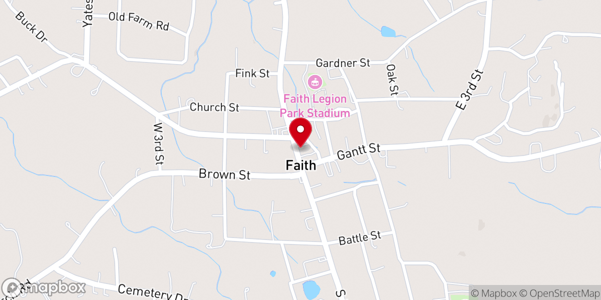 Map showing location of The Potter's House Fellowship