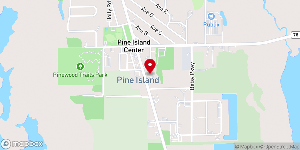 Map showing location of Fishers of Men Lutheran Church