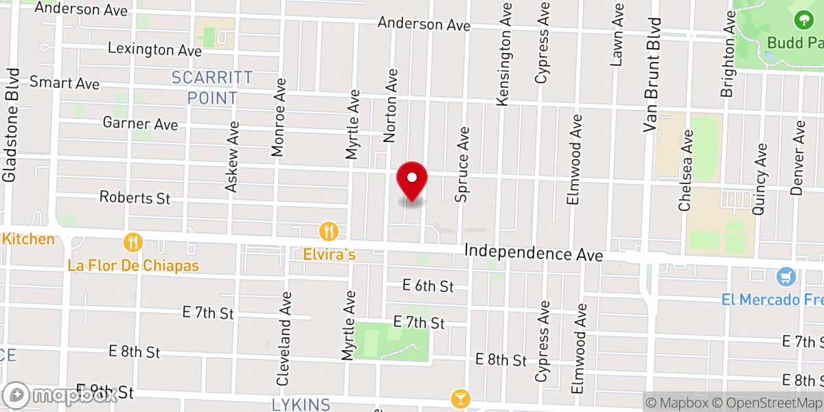Map showing location of Avenue Family Church