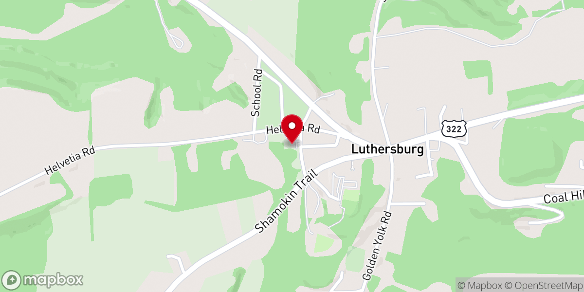 Map showing location of United States Postal Service