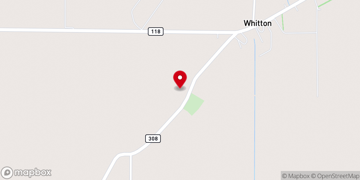 Map showing location of Whitton Baptist Church