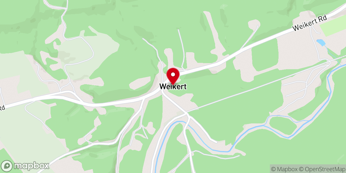 Map showing location of Weikert