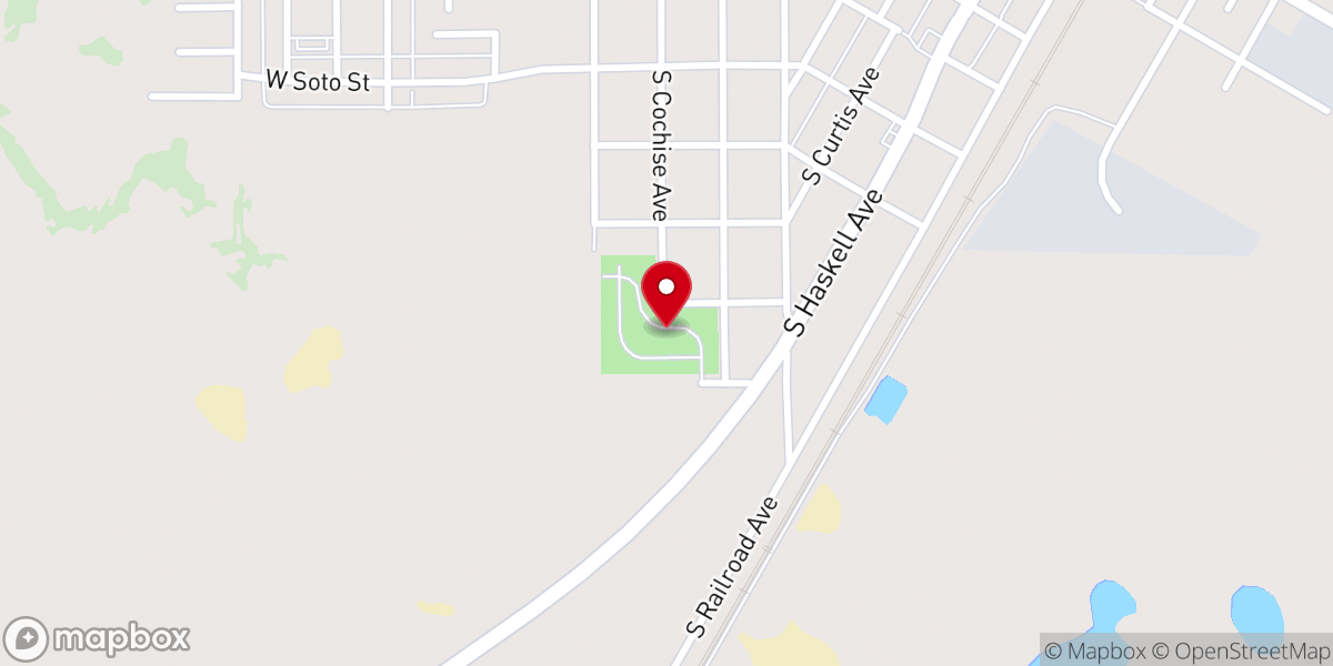 Map showing location of Sagebrush Mobile Home Park