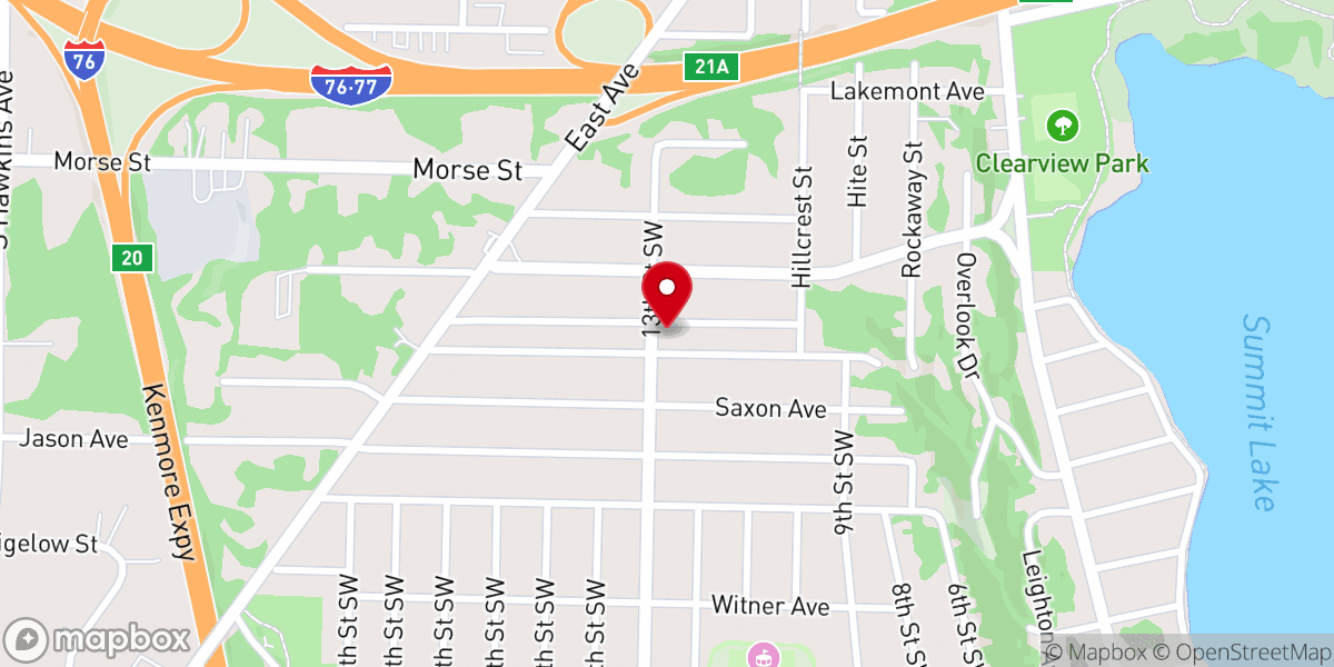 Map showing location of The Sanctuary