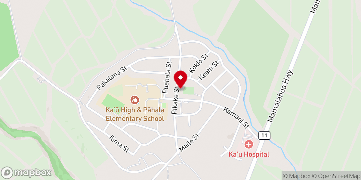Map showing location of Holy Rosary Church
