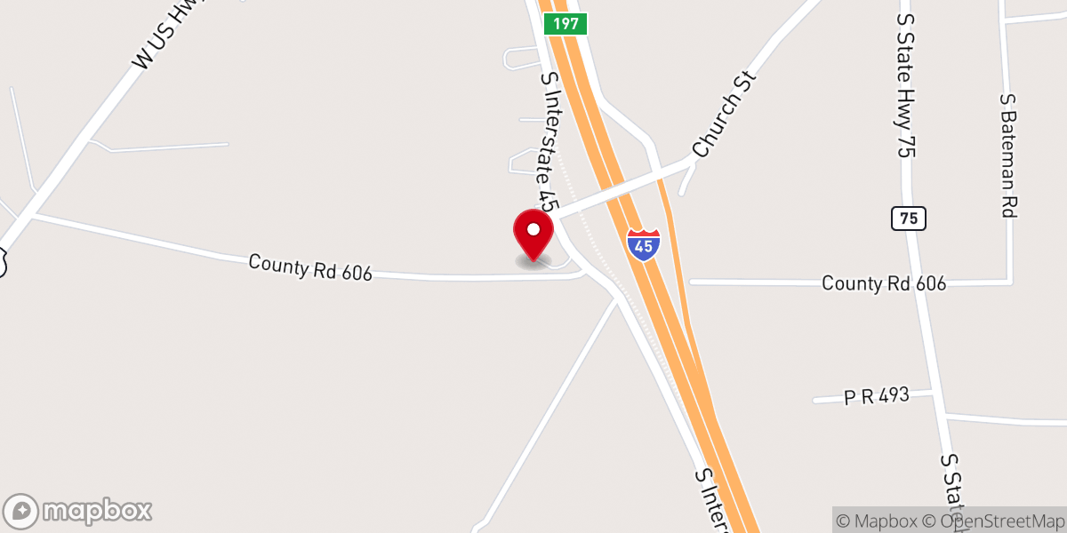 Map showing location of Mt Zion Baptist Church